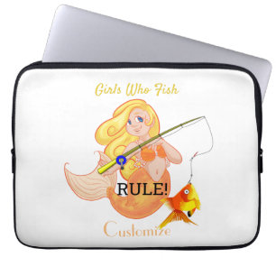Funny Fish Meerjungfrau Girl Thunder_Cove Laptopschutzhülle