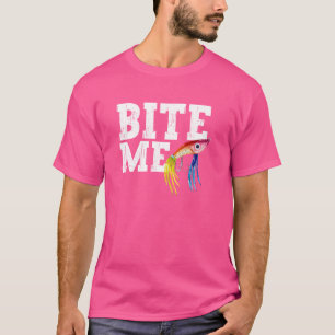Funny Fisherman Bite Me Fish Lure Sport Fish T-Shirt