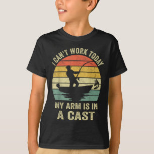 Funny Fisherman, ich kann heute nicht arbeiten, me T-Shirt