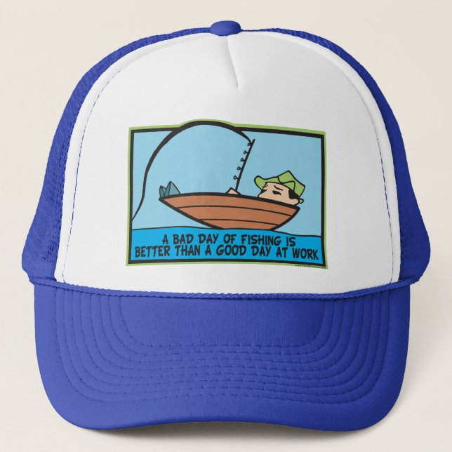 Funny Fisherman Truckerkappe (Vorderseite)