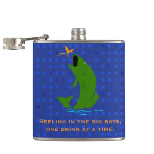 Funny Fisherman's Custom Flask Flachmann