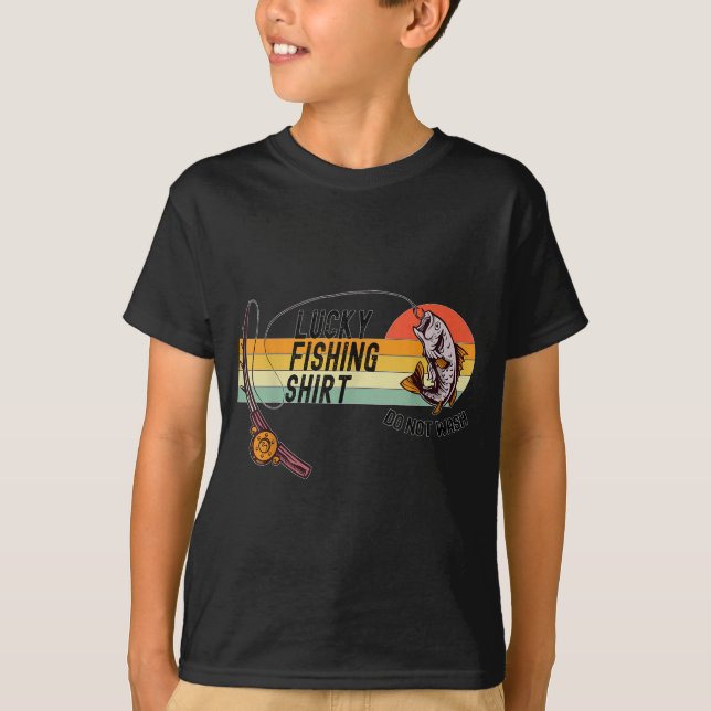 Funny Fisherman's Lucky Fishing Shirt - Do Not Wa- (Vorderseite)