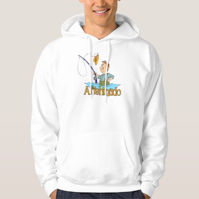 Funny Fishing Afishinado Hoodie (Vorderseite)