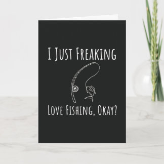 Funny Fishing Cards Fisherman Humor Angling Karte