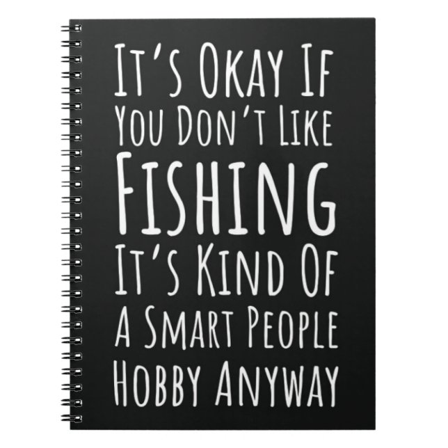Funny Fishing Gag Gifts Fisherman Humor Meme Notizblock (Vorderseite)