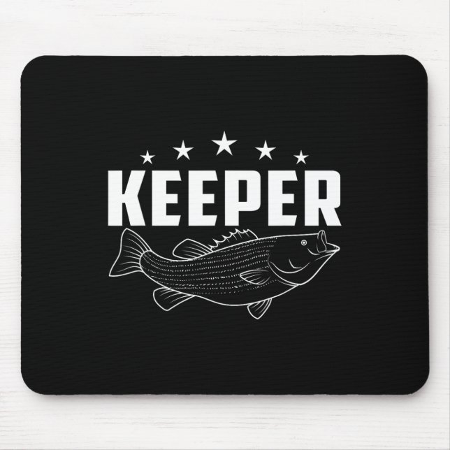 Funny Fishing Geoeper Keeper Mousepad (Vorne)