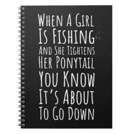 Funny Fishing Gifts For Teen Girls Women Her Humor Notizblock