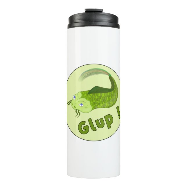 Funny Fishing Glup Thermosbecher (Vorderseite)