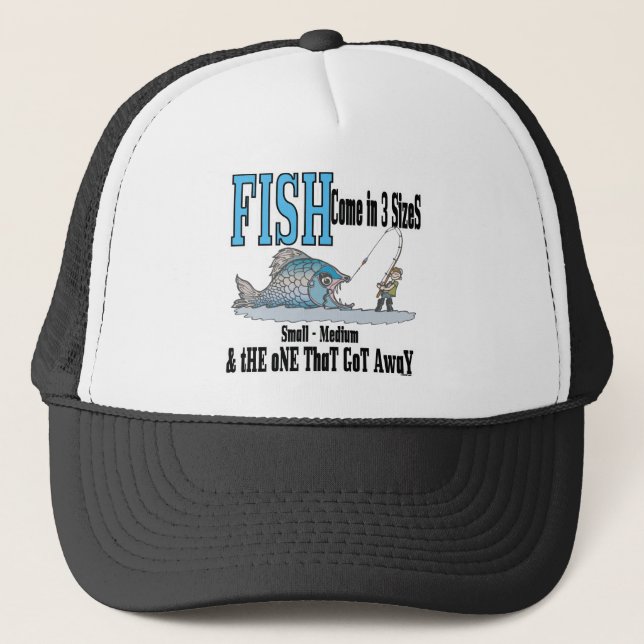 Funny Fishing Hat Fishing Spaß Fischfangkappe Truckerkappe (Vorderseite)