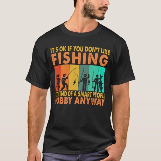 Funny Fishing Lover Fisherman Hobby Mens T-Shirt (Vorderseite)