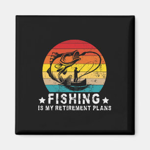 Funny Fishing Lover und Remüde Fischen ist mein Re Magnet