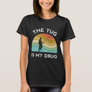 Funny Fishing Men Der Umarmung sind meine Drogenfr T-Shirt