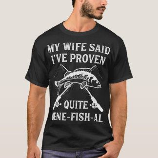 Funny Fishing Pub Fisherman Sprichwort Fisch 3 T-Shirt