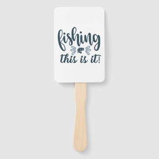 Funny Fishing Shirt mit Slogan Fächer