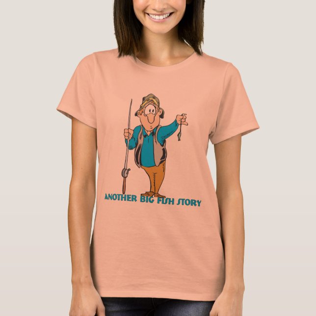 Funny Fishing Shirt Spaß Angeln Große Fische (Vorderseite)