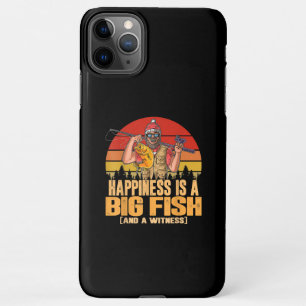 Funny Fishing Sprichwort - Glück ist ein großer  iPhone 11Pro Max Hülle
