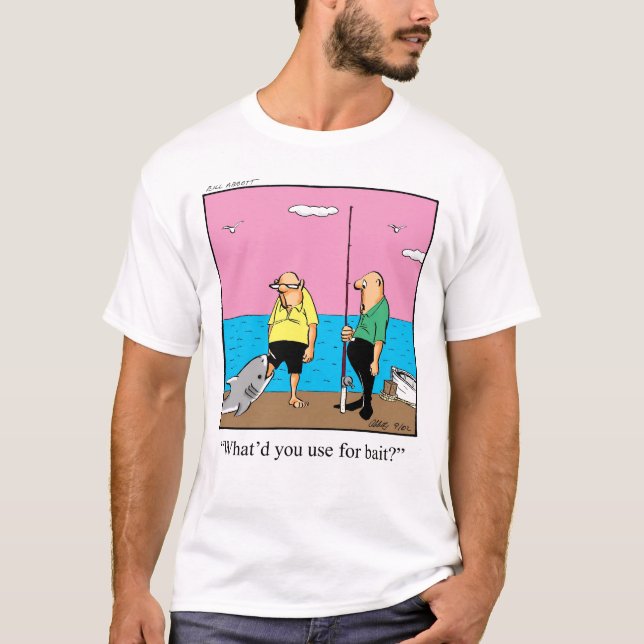 Funny Fishing T - Shirt (Vorderseite)