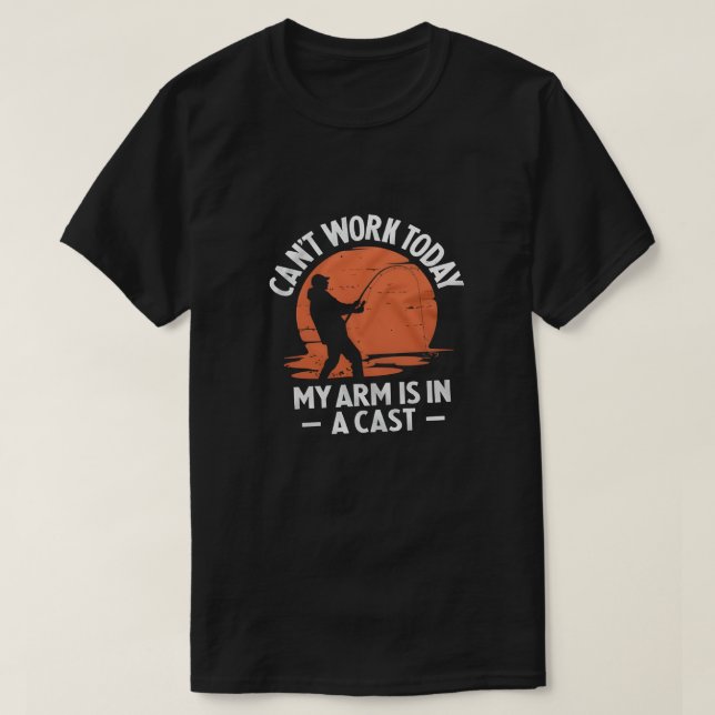 Funny Fishing T - Shirt (Design vorne)