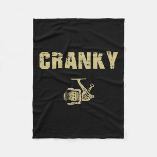 Funny Fishing T-Shirt für Men Funny Crankon Fleecedecke