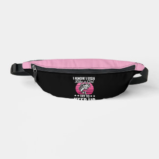 Funny Fishing Theme Bauchtasche