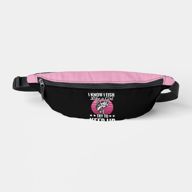 Funny Fishing Theme Bauchtasche (Vorderseite)
