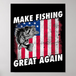 Funny Fishing Trump Gaben Poster