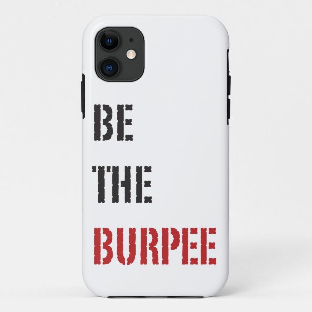 Funny Fitness Burpee Gym Spaß Case-Mate iPhone Hülle (Rückseite)