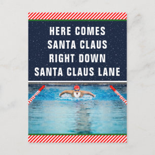 Funny Fitness Centre Weihnachts Postcard Postkarte
