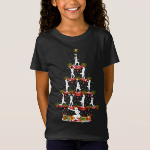 Funny Fitness Dance Xmas Lighting Fitness Christma T-Shirt