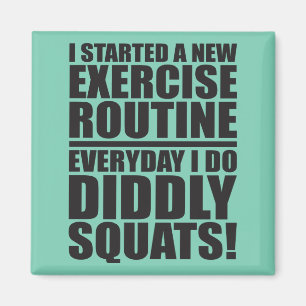 Funny Fitness Magnet