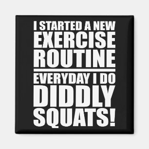 Funny Fitness Magnet