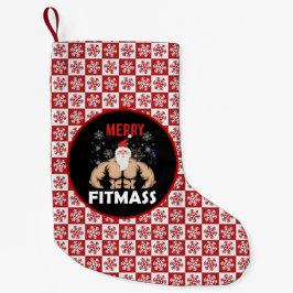 Funny Fitness Themed Weihnachts-Fitness-Trainer Kleiner Weihnachtsstrumpf