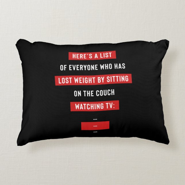 Funny Fitness Workout Inspiration Joke Dekokissen (Vorderseite)