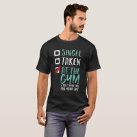 Funny Fitness Workout Single im Fitnessraum