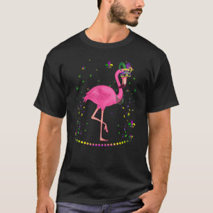 Funny Flamingo Animal Lover Niedlich Mardi Gras Ca T-Shirt