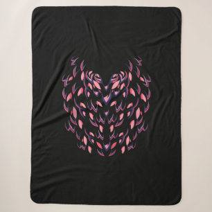 Funny Flamingo Halloween Sherpadecke