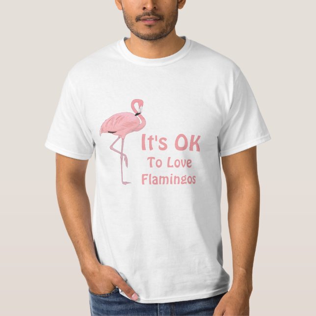 Funny Flamingo Lovers T-Shirt (Vorderseite)