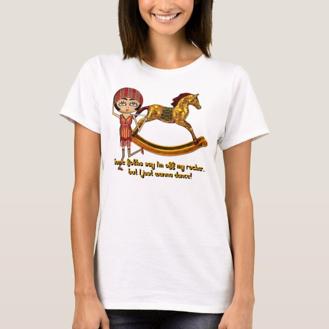 Funny Flappers sind von ihren Rockern Personalisie T-Shirt (Vorderseite)