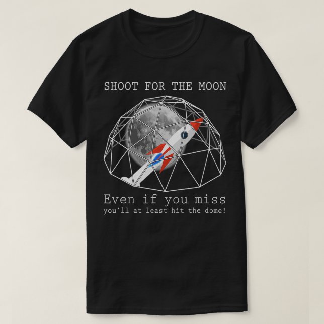Funny Flat Earth Shirt Firmament Dome Verschwörung (Design vorne)