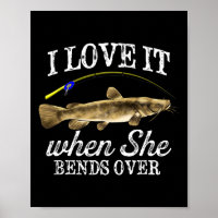 Funny Flathead Catfish Fischen Süßwasser Fisch Gra