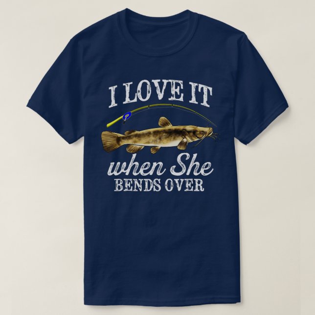Funny Flathead Catfish Fischen Süßwasserfisch T-Shirt (Design vorne)