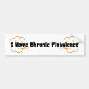 Funny Flatulence Farting Autoaufkleber
