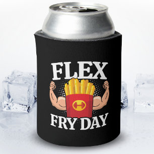 Funny Flex Freitag Gym Fitness Zitat Französisch F Dosenkühler