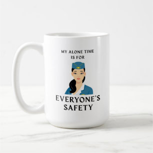 Funny Flight Attendant Coffee Tasse