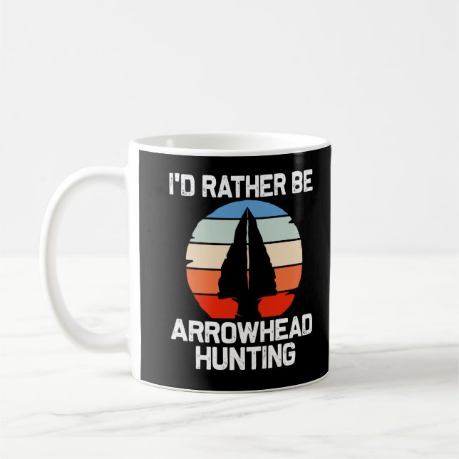 Funny Flint Arrowheads Stone Collections Kaffeetasse (Links)
