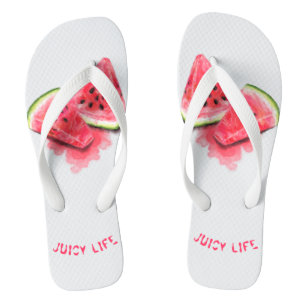 Funny Flip Flops mit Sweet Juicy Watermelons