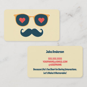 Funny Flirt Business Card Visitenkarte