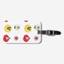 Funny Floral Cat Faces