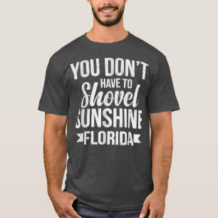 Funny Florida Ferien Geschenk Funny Snow Bird Beac T-Shirt