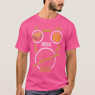 Funny Flute Player Musiker Flutist Geschenk Idee f T-Shirt